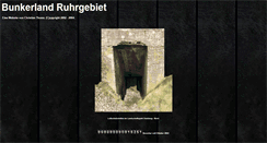 Desktop Screenshot of bunkerland-ruhrgebiet.de