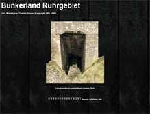 Tablet Screenshot of bunkerland-ruhrgebiet.de